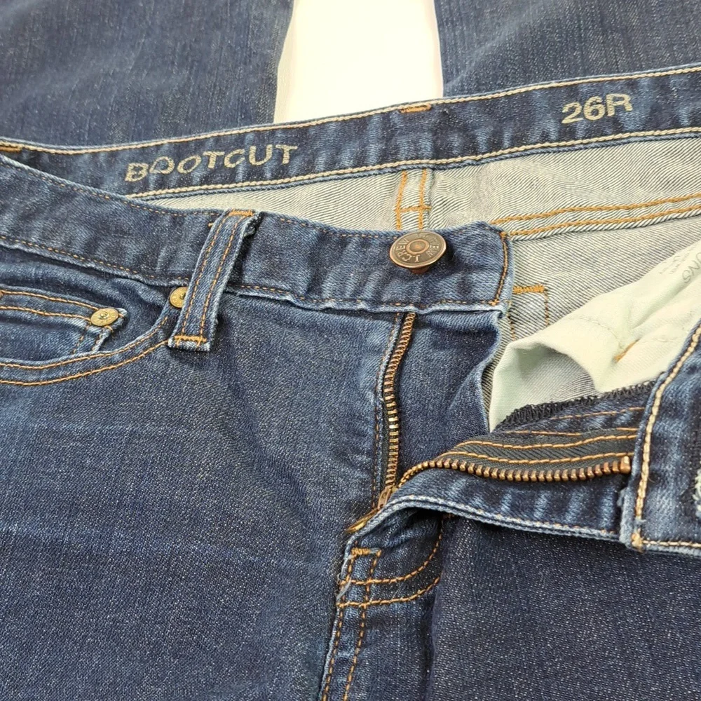 J. Crew Low Rise  Bootcut Blue Jeans Size 26R - Picture 14 of 16